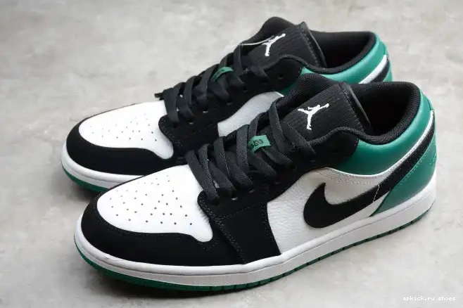 Cheap Air Jordan White 553558-113 Mystic Black 1 Green Low 0620